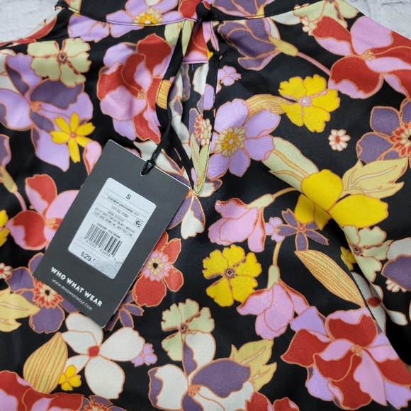 WHO‎ WHAT WEAR  Bohemian Garden floral top - Picture 7 of 15
